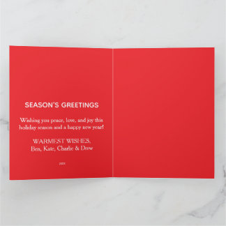 Tarjeta Cute Husky Dog Christmas Winter Seamless Pattern