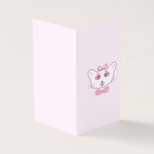 Tarjeta Cute kitten (Exterior)
