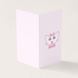 Tarjeta Cute kitten