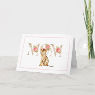Tarjeta Cute Kitten Mother's Day Card