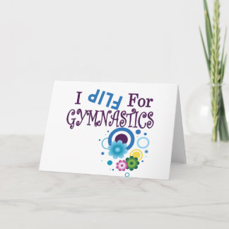 Tarjeta Cute lo invito por ropa y regalos de gimnasia