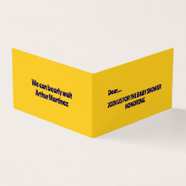 Tarjeta Cute Monkey Theme Boy Baby Shower