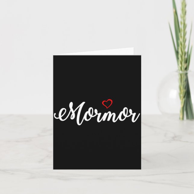 Tarjeta Cute Mormor Lover Gift For Women Grandma Christmas (Anverso)