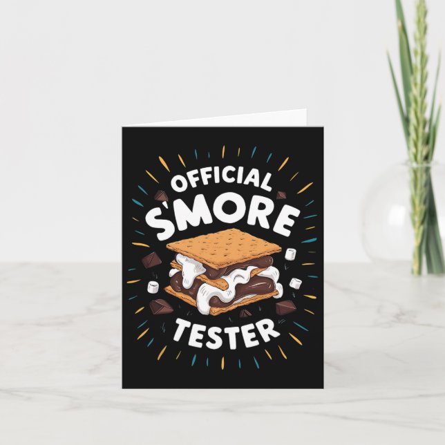Tarjeta Cute oficial S Tester Mora Gracioso Camper Ca (Anverso)