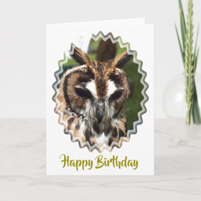TARJETA CUTE OWL (Anverso)