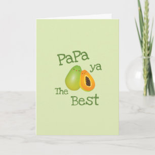 Tarjeta Cute Papa Ya El Mejor Bollo Gracioso Para Papá