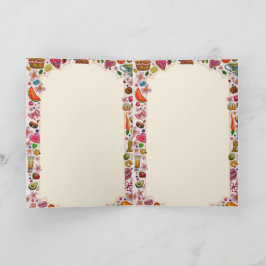 Tarjeta Cute Pastry Confections Sweets