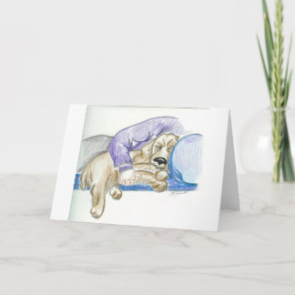 Tarjeta Cute Personalizado Cocker Spaniel Dog Card