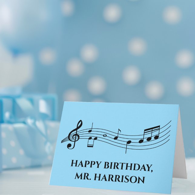 Tarjeta Cute Personalizado Director de Banda de Maestros d (Subido por el creador)