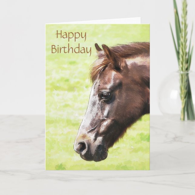 TARJETA CUTE PONY (Anverso)