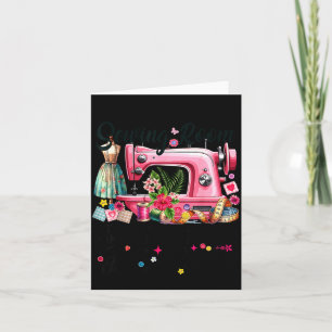 Tarjeta Cute Quilting Quilter Sewer Sewing Heading a mi S