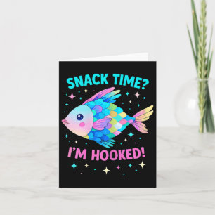 Tarjeta Cute Rainbow Scale Fish Kawaii Personalizado Ocean