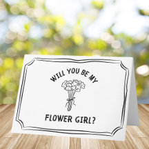 Cute Ramo de Lazo Floral para Propuesta de Niña de