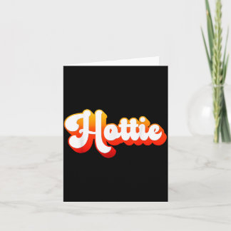 Tarjeta Cute Retro Vintage Hottie