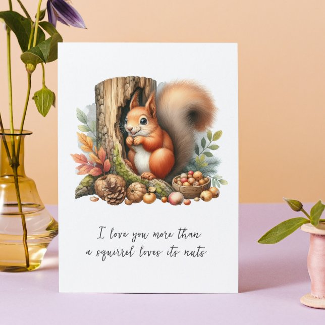 Tarjeta Cute Romántico Cita divertida acuarela Día de San  (Subido por el creador)