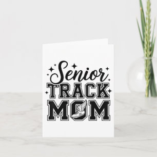 Tarjeta Cute Senior Track Mom Life 2025 Sports Cl De 2025