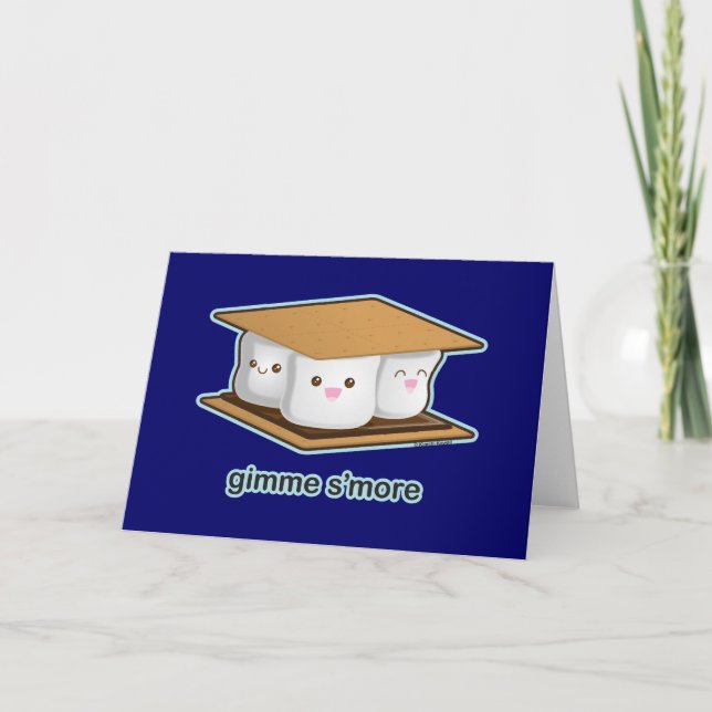 Tarjeta Cute S'more (Anverso)