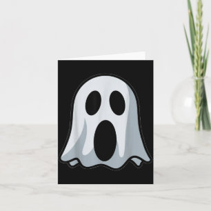 Tarjeta Cute Spooky Ghost Disfraz de Halloween Camiseta1