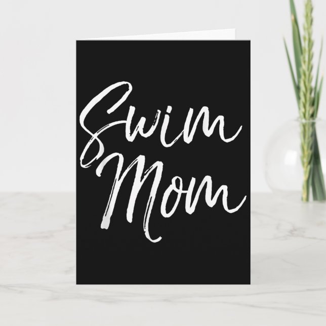 Tarjeta Cute Swimming Mom Mother's Day Gift For Swimmers S (Anverso)