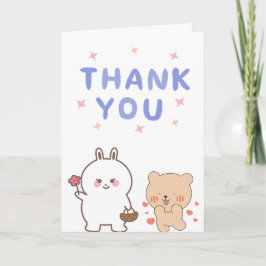 Tarjeta Cute thank you Card