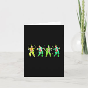 Tarjeta Cute Trump Dance St Patricks Day Funny Trump Patr