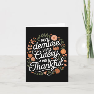 Tarjeta Cute Turkey & Pumpkin Thanksgiving Apparel Co.