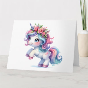 Tarjeta Cute Unicornio
