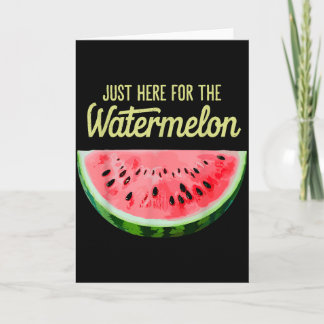 Tarjeta Cute Watermelon Print For Men Women Kids Watermelo