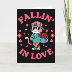 Tarjeta Cuteness Fallin Enamorarse San Valentín 