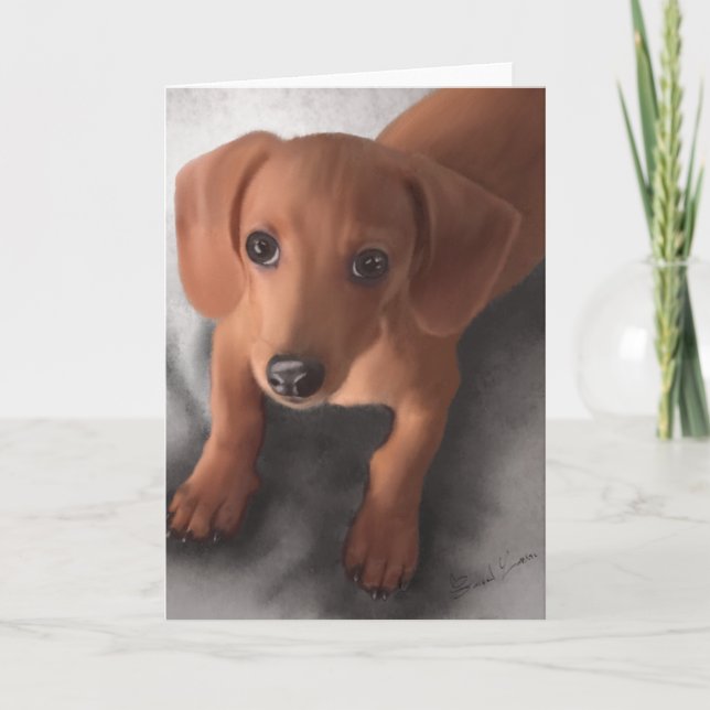 Tarjeta Cutest Pup (Anverso)