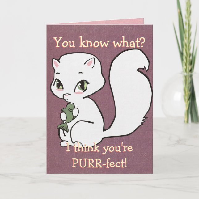 Tarjeta Cutie Cat (Anverso)