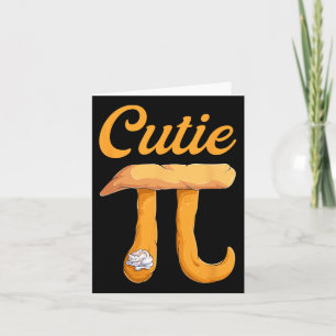 Tarjeta Cutie Pie Pi Day Vintage Retro Math Lover Camiseta