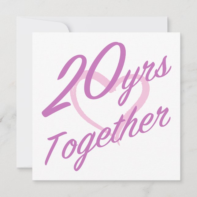 Tarjeta Cuto 20° aniversario (Anverso)