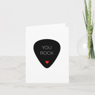 Tarjeta Cuto cumpleaños de música, juego de guitarra "You