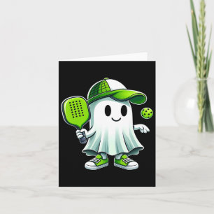 Tarjeta Cuto Fantasma Jugando Picklebyll - Gracioso Pickle