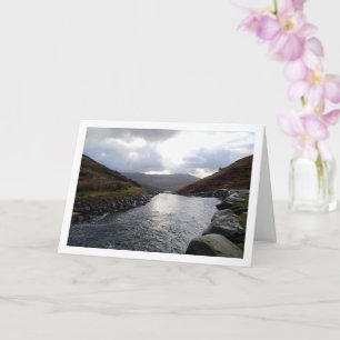 Tarjeta Cwm Llan, Snowdonia, Gales, Reino Unido