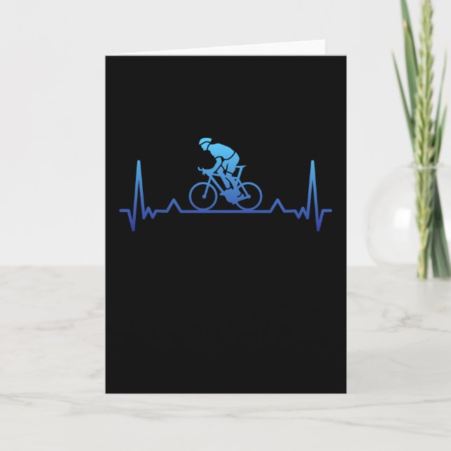 Tarjeta Cycle Ciclismo Ciclismo Regalo latido (Anverso)