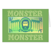 Tarjeta Cyclops Monster (regalo de dinero)