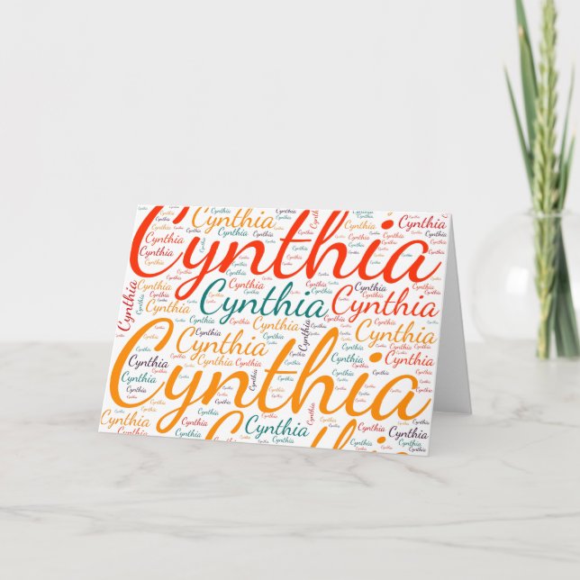 Tarjeta Cynthia (Anverso)