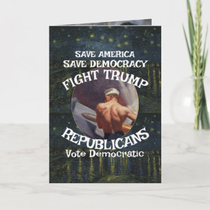 Tarjeta Czar Rue Mentiroso Trump POTUS Patriótico Tren MAG