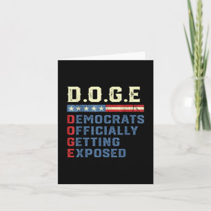 Tarjeta D.o.e. Doge Departamento De Eficiencia Gubernament