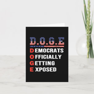 Tarjeta D.o.g.e Doge Departamento De Eficiencia Gubernamen