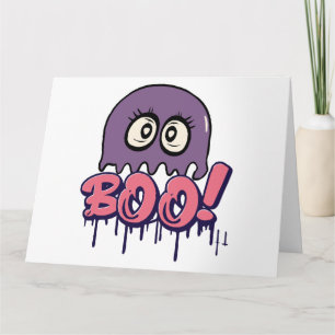 Tarjeta Da miedo el Boo