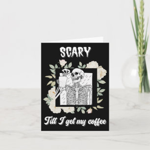 Tarjeta Da miedo hasta que consiga mi Copa de Halloween co