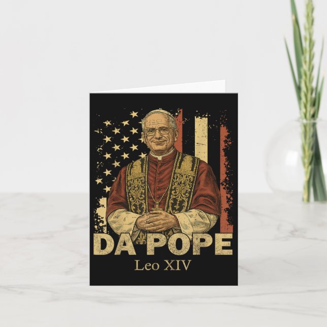 Tarjeta Da Pope Leo (Anverso)