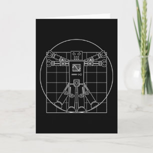 Tarjeta Da Vinci Vitruvian Robot