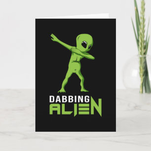 Tarjeta Dabbing Alien Area 51 Extranjería Ufo Space Aliens