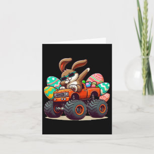 Tarjeta Dabbing Bunny Happy Easter Boys niños Monster Cami
