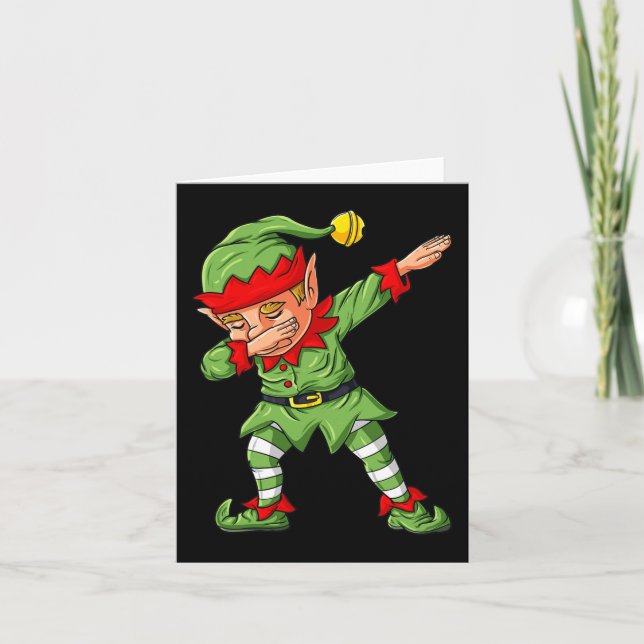 Tarjeta Dabbing Halloween Skeleton Zombie Scary Pumpkin Va (Anverso)