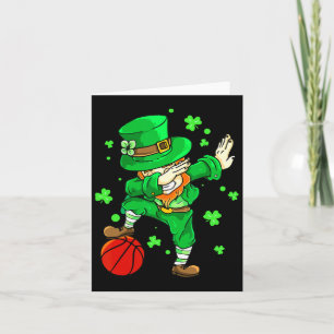 Tarjeta Dabbing Leprechaun St Patricks Day Boys Men Bysket